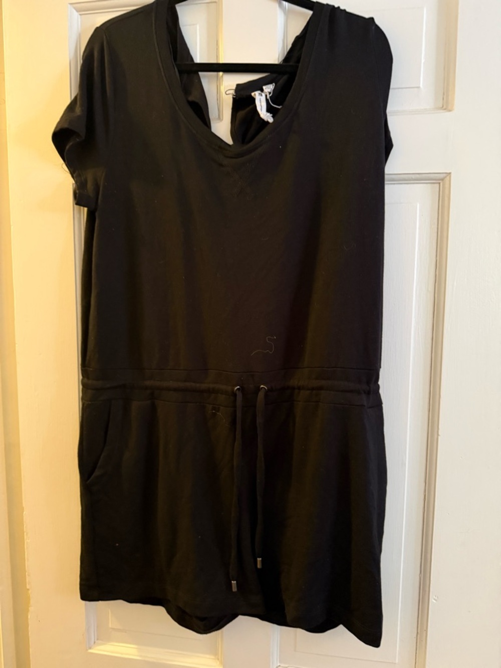 Cable & Gauge Black Short Sleeve Romper - Picture 2 of 2